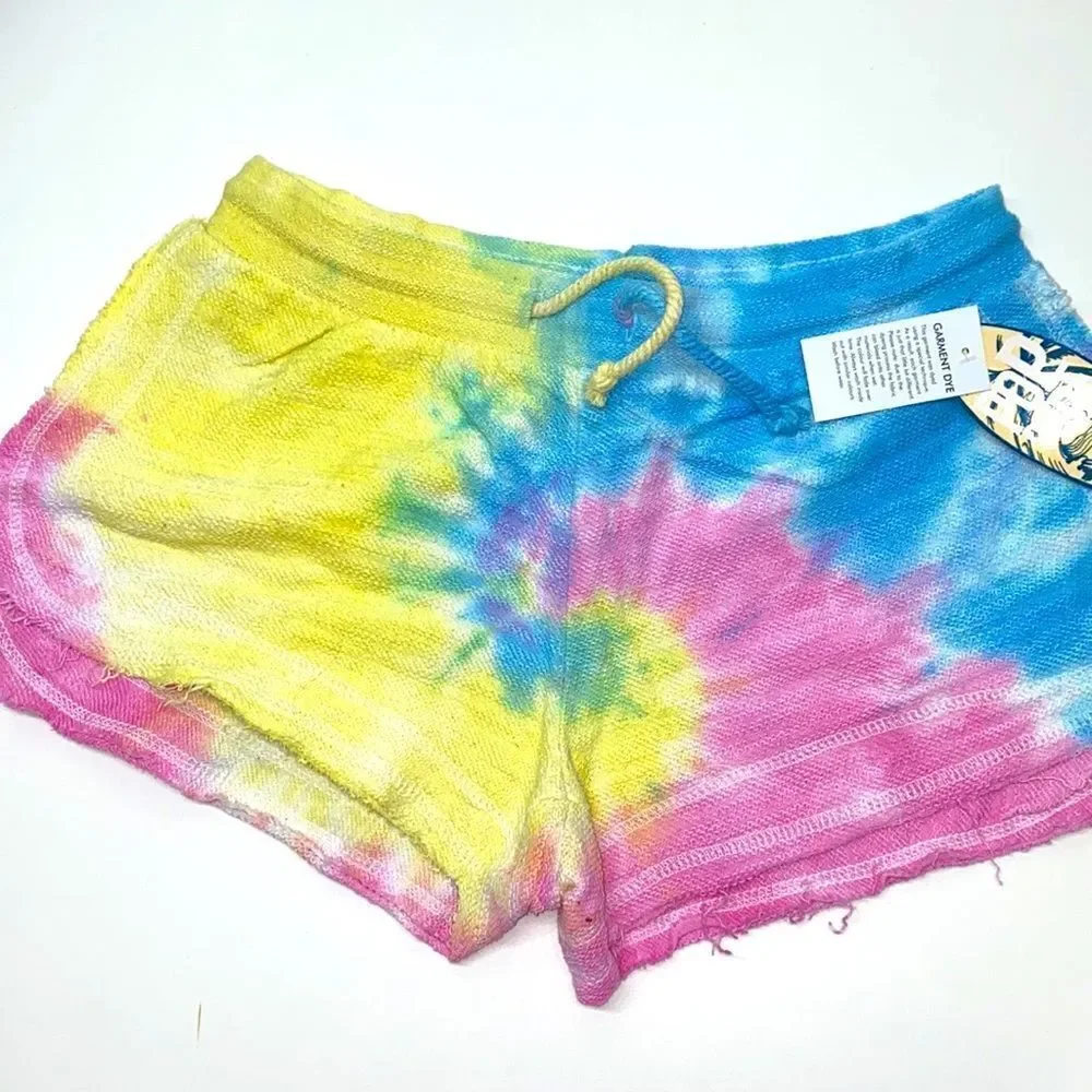 🔥POP SURF tank & short tie-dye 2 pc set sz LARGE  New - Picture 5 of 7